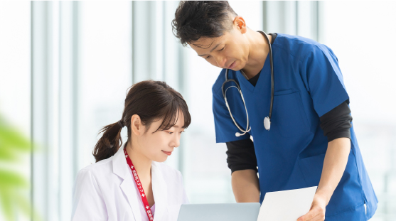 内科と皮膚科が連携